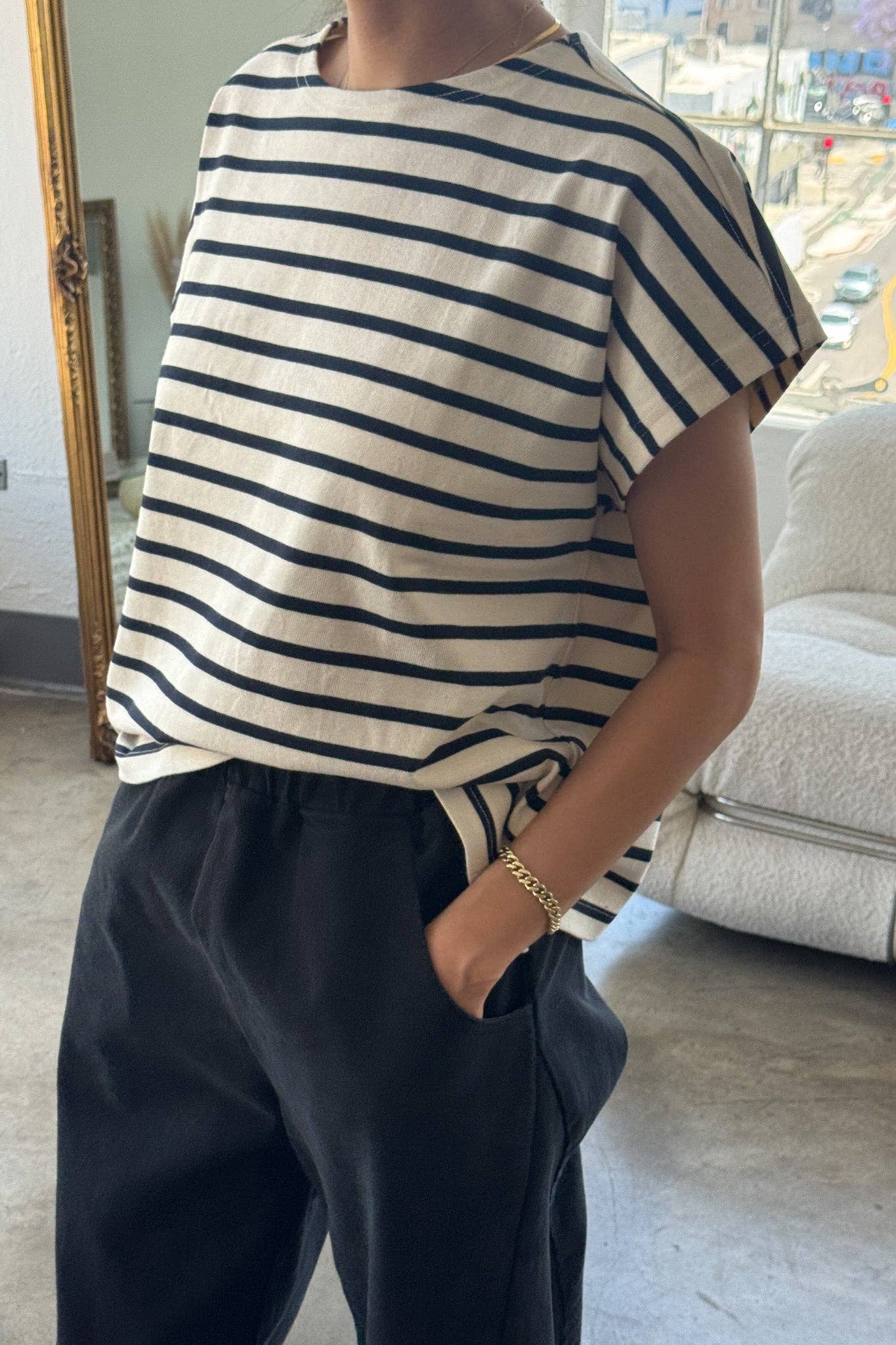 Le Bon Shoppe - Wholesale Knit Top - Women's - Manon Tee ( 2XS/S - 2M/L )5