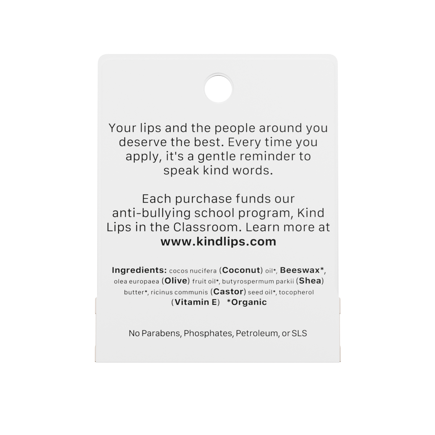 Kind Lips - Wholesale Lip Balm - Unscented Lip Balm, Organic, Natural, Clean, 10 Pack Gentle6