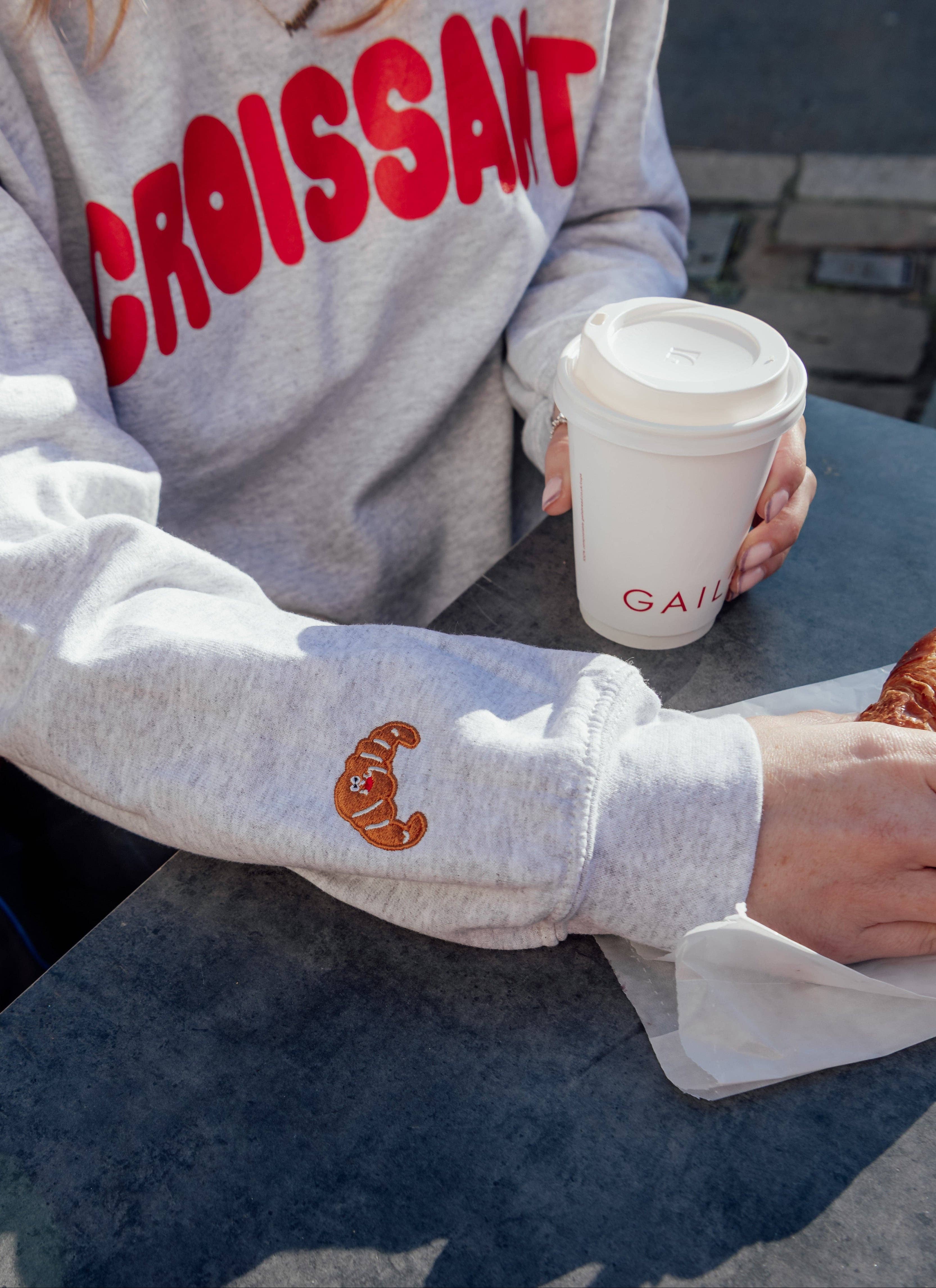 Limpet Store - Wholesale Graphic Sweatshirt - Women's - The Croissant Oversized Sweatshirt3