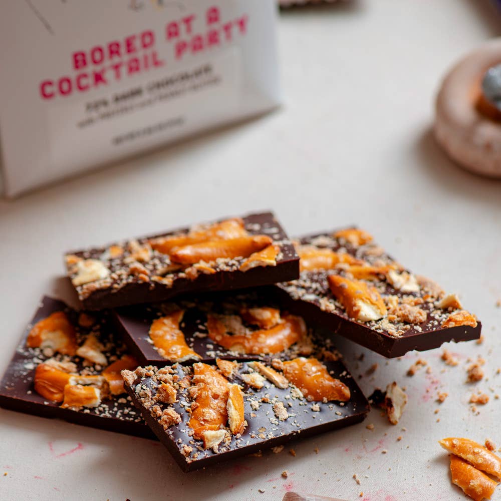 Beato Chocolates - Wholesale Chocolate Bar - Bored at a Cocktail Party Chocolate Bar (75g/2.64oz)2