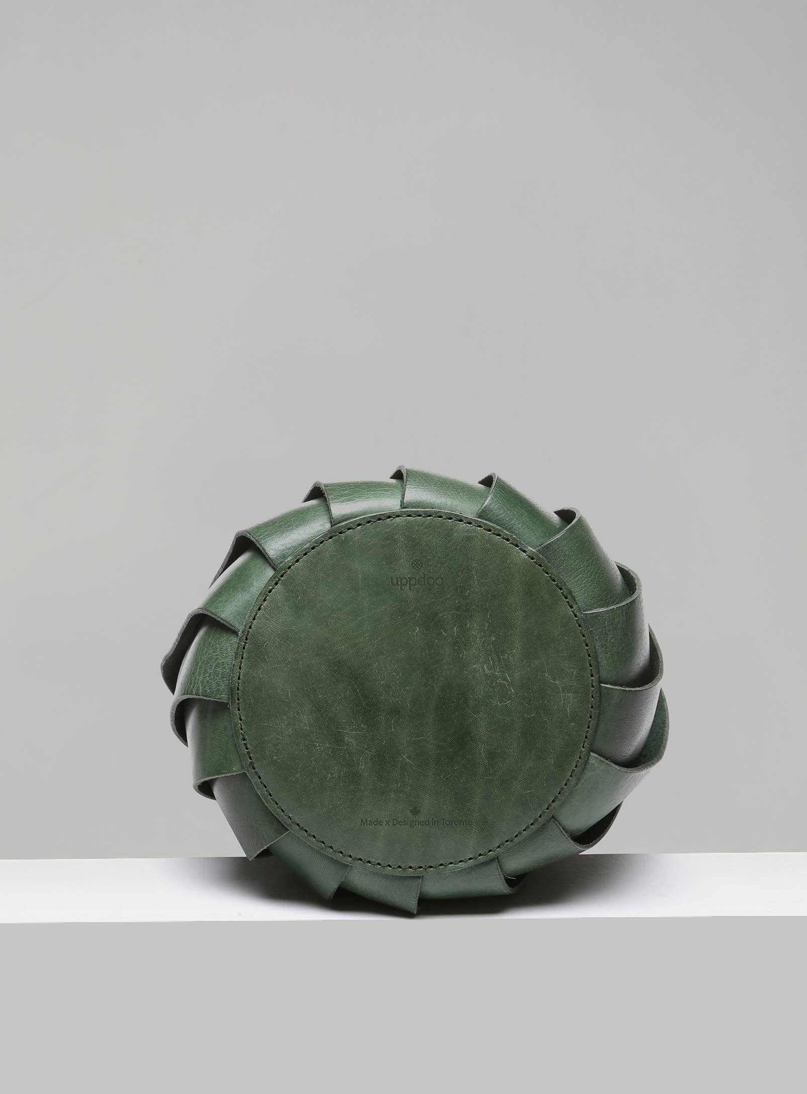 UPPDOO - Wholesale Tote Bag - Women's - Bloom Bucket Tote - Hunter Green2