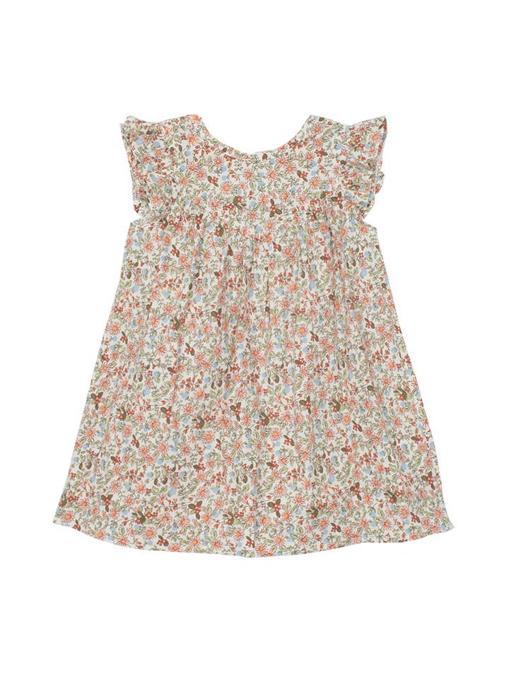 Multi Sunset Fields Floral Dress for wholesale on Faire