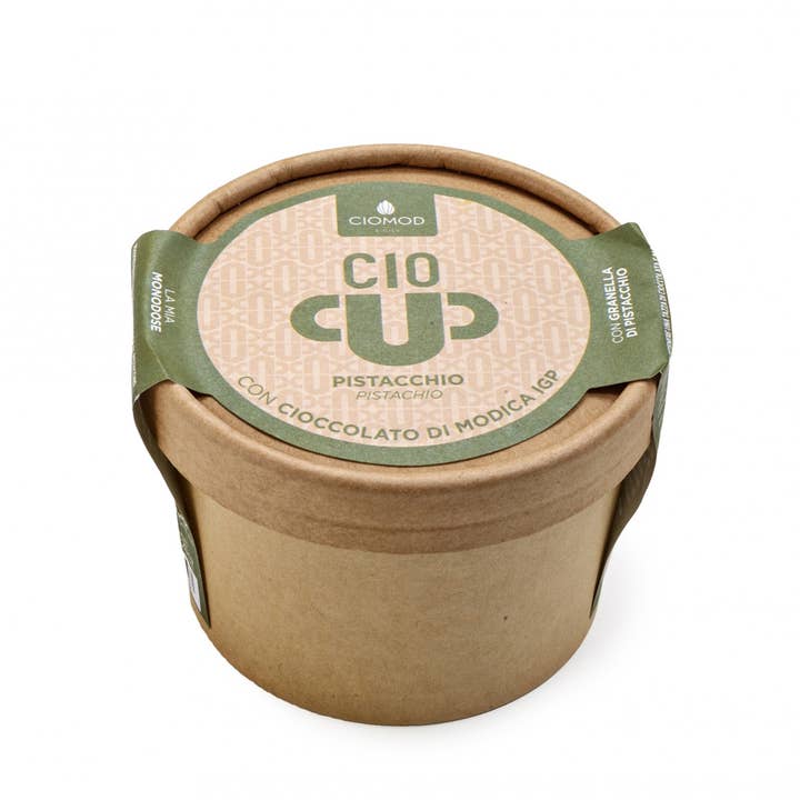 DOLCI FONDERIE CIOMOD SRL - Vendita all'ingrosso Mix per cioccolata calda - CIOCUP PISTACCHIO DA 34G