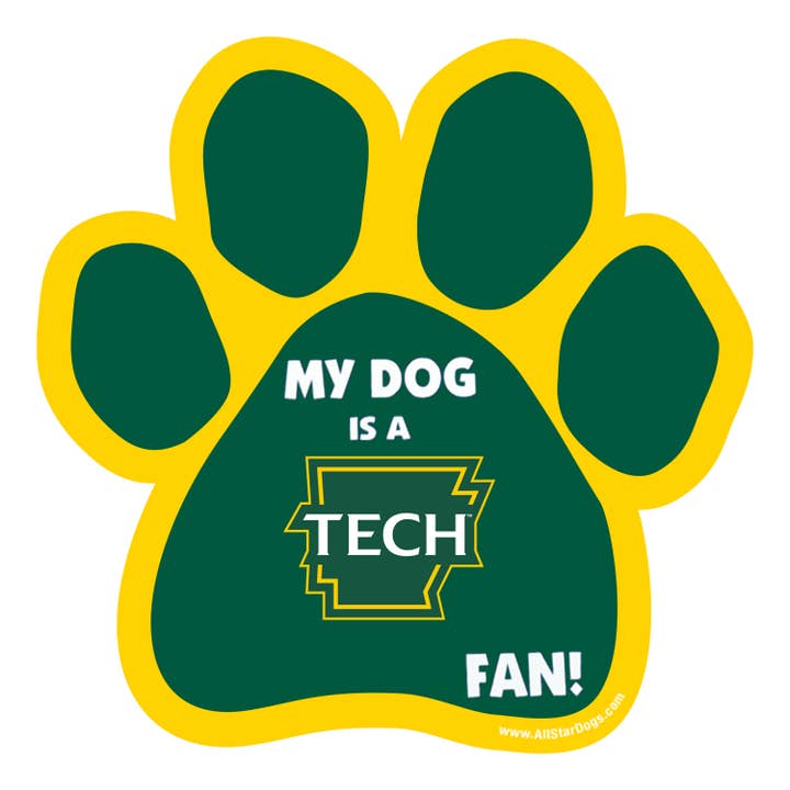 Arkansas Tech - Paw Automagneet voor wholesale door All Star Dogs