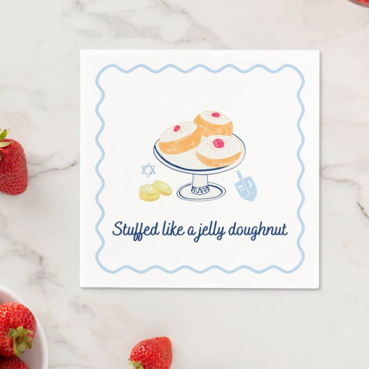 The Nosh Table - Vente Serviettes jetables - Serviettes de dessert Hanukkah2