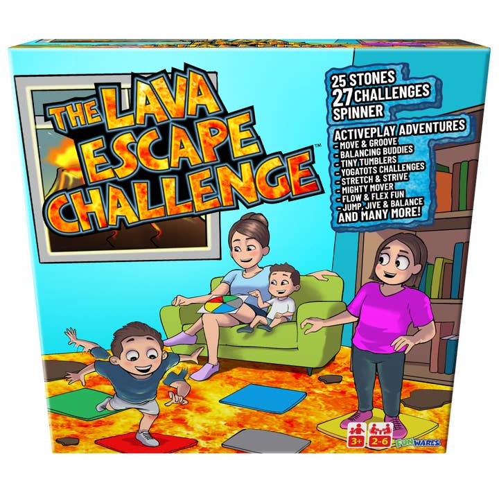 Funwares - Wholesale Sporting Game - Kids & Baby - The Lava Escape Challenge – Indoor/Outdoor Kids Game
