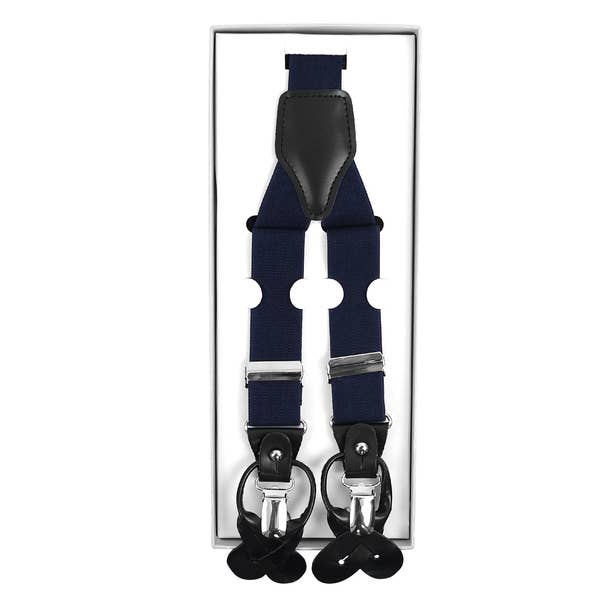 Selini New York - Wholesale Suspenders - Men's - Men's Boxed Button Strap and Clip-On Suspenders17