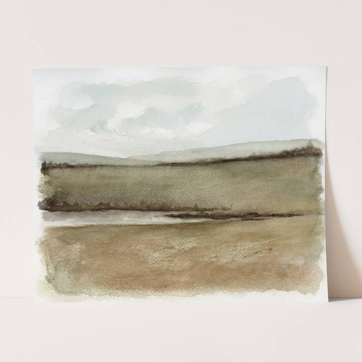 Wetlands - Stampa su carta giclée ad acquerello per la vendita all'ingrosso da parte di Tabitha Paige Fine Art