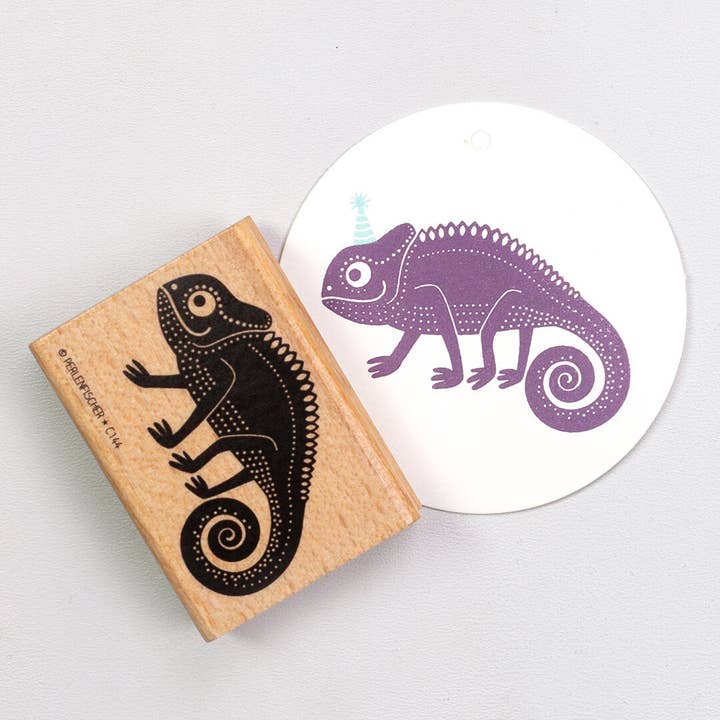 5x stempler | kamæleon for engroshandel hos Perlenfischer