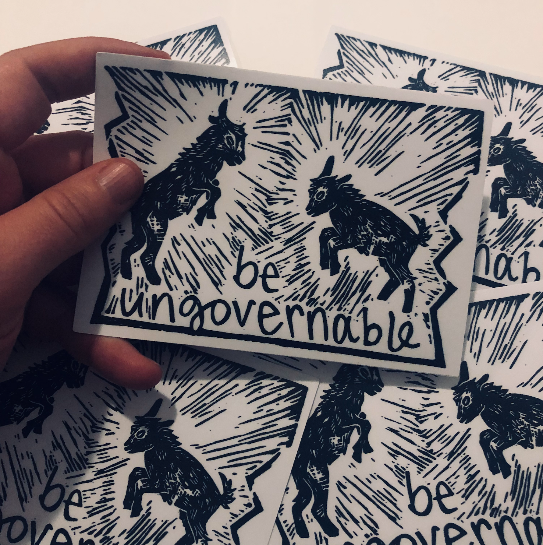 Critter Butts - Wholesale Sticker - Be Ungovernable Sticker - Weatherproof Vinyl2