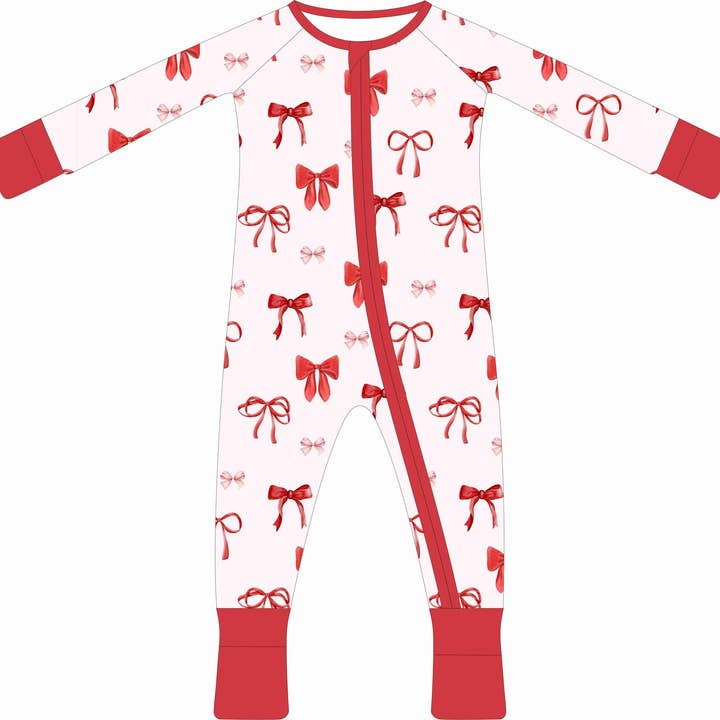 All Wrapped Up Zip Up Onesie for wholesale by Wylder and James
