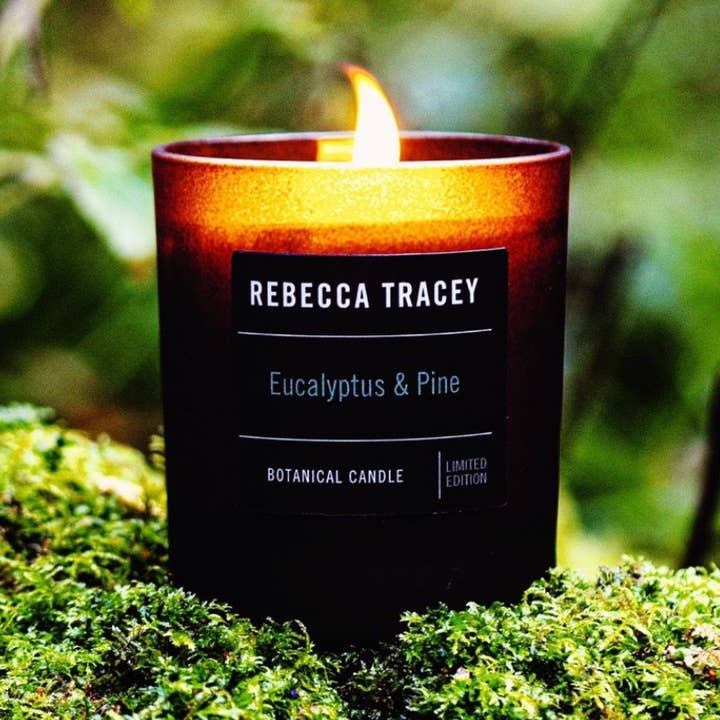 Vela de eucalipto y pino para venta al por mayor de Rebecca Tracey