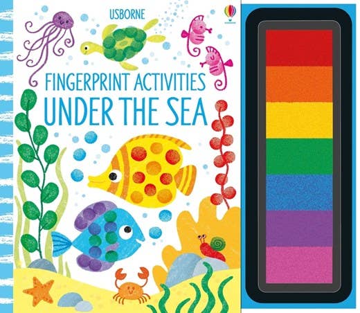 HarperCollins - Wholesale Coloring & Activity Book - Kids & Baby - Fingerprint Activities Under the Sea : Usborne0