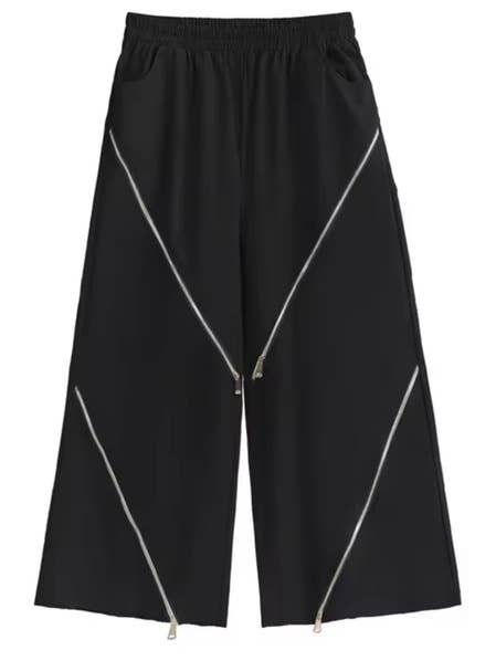 Zipper Detail Pant for wholesale by Luxe & Leather by Madonna & Co