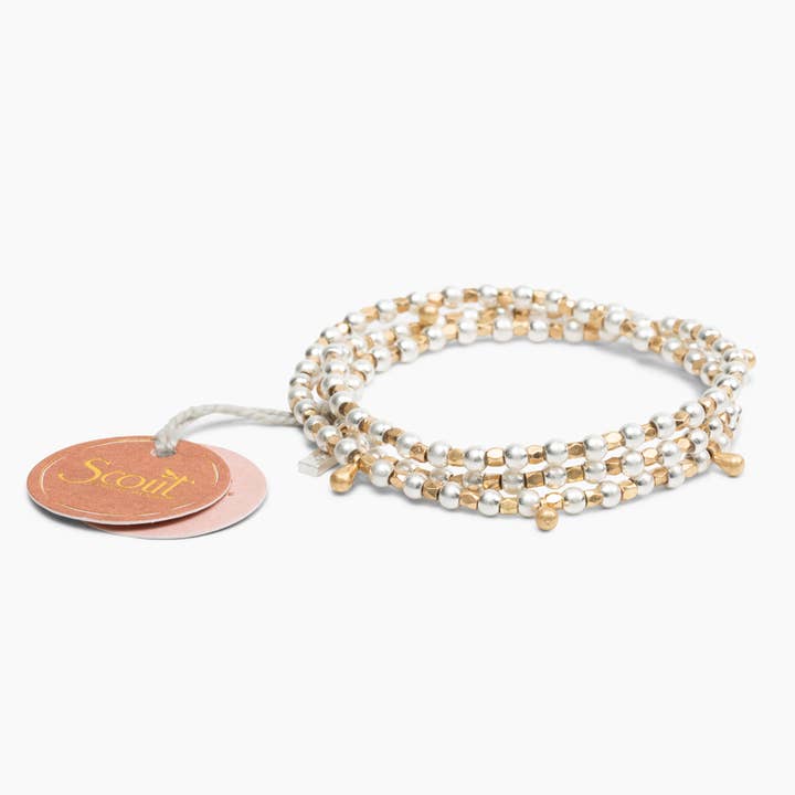 Metal Wrap - Classic/Teardrop/Silver & Gold for wholesale by Scout Curated Wears