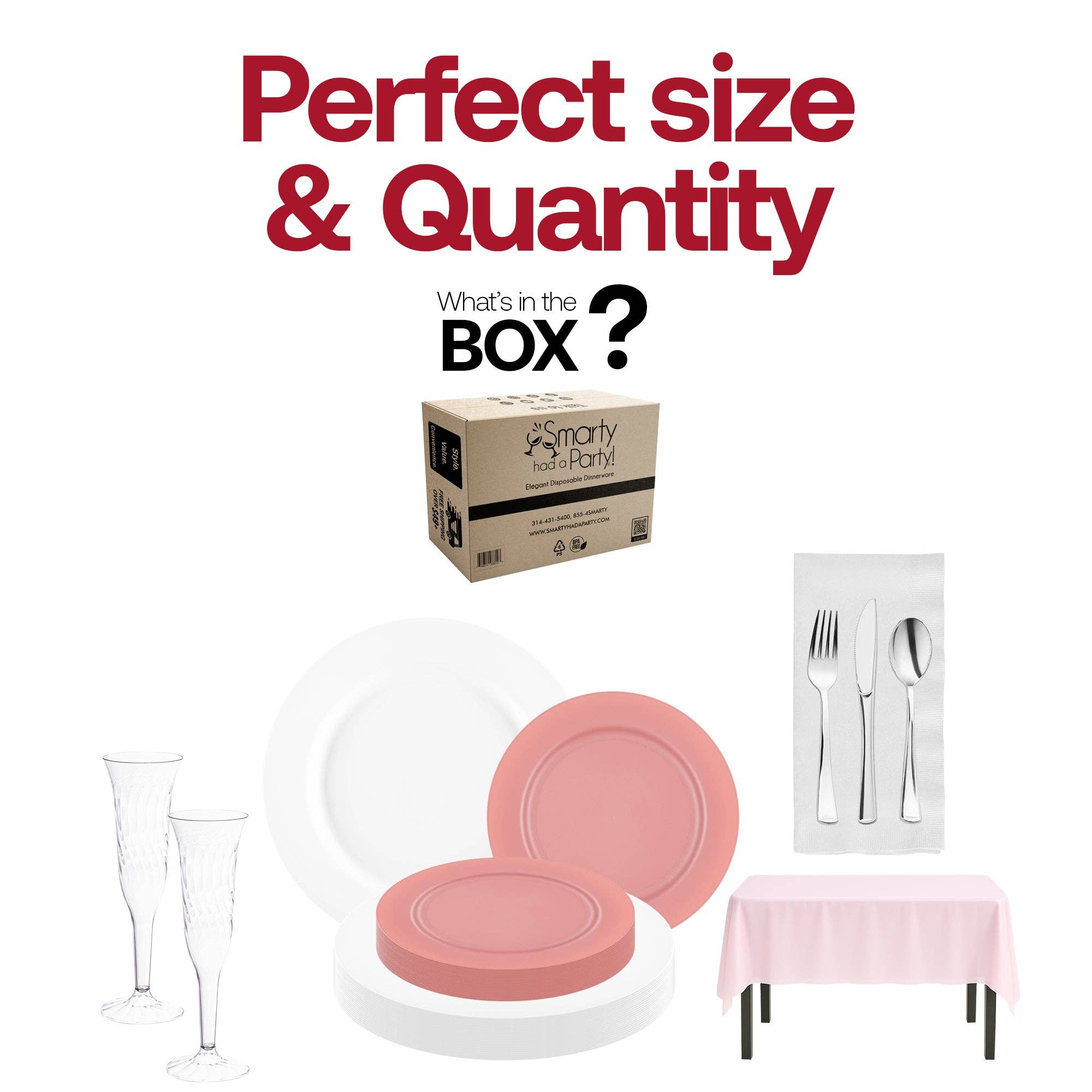 Smarty had a Party - Wholesale Dinnerware Set - The Meangirls Night In Package - 20 Sets3