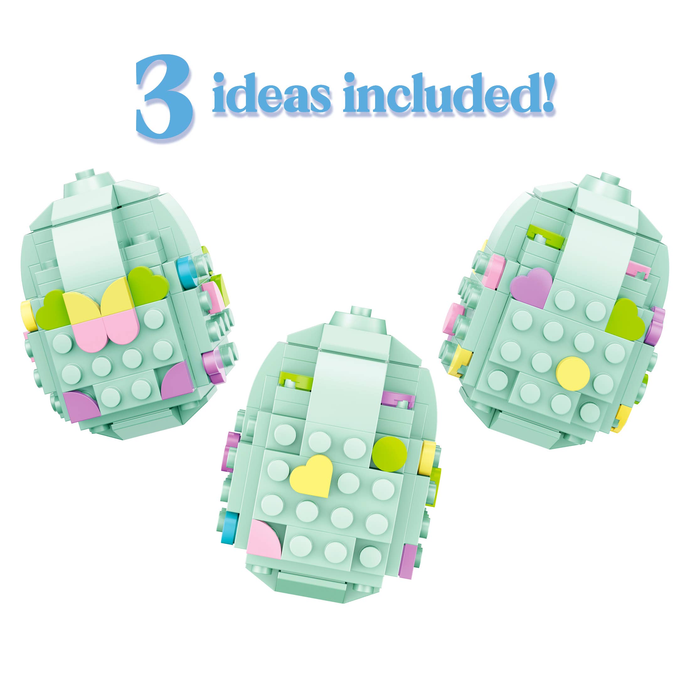 Brickcraft - Wholesale Building Set - Kids - Brickcraft Bricktanicals DIY Egg Building Set 92 pcs Easter2