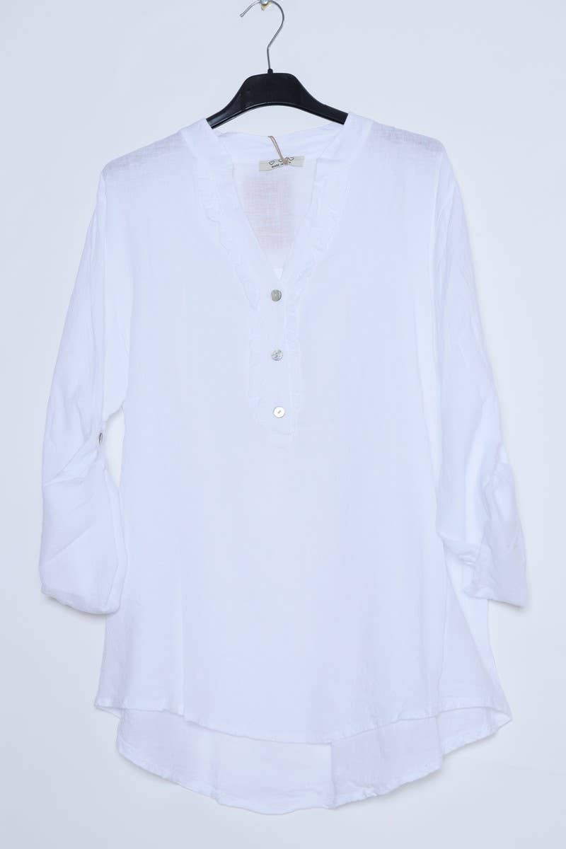 LÉA & LUC – wholesale Blus - Dam – Blus i 100 % linne REF. 664962