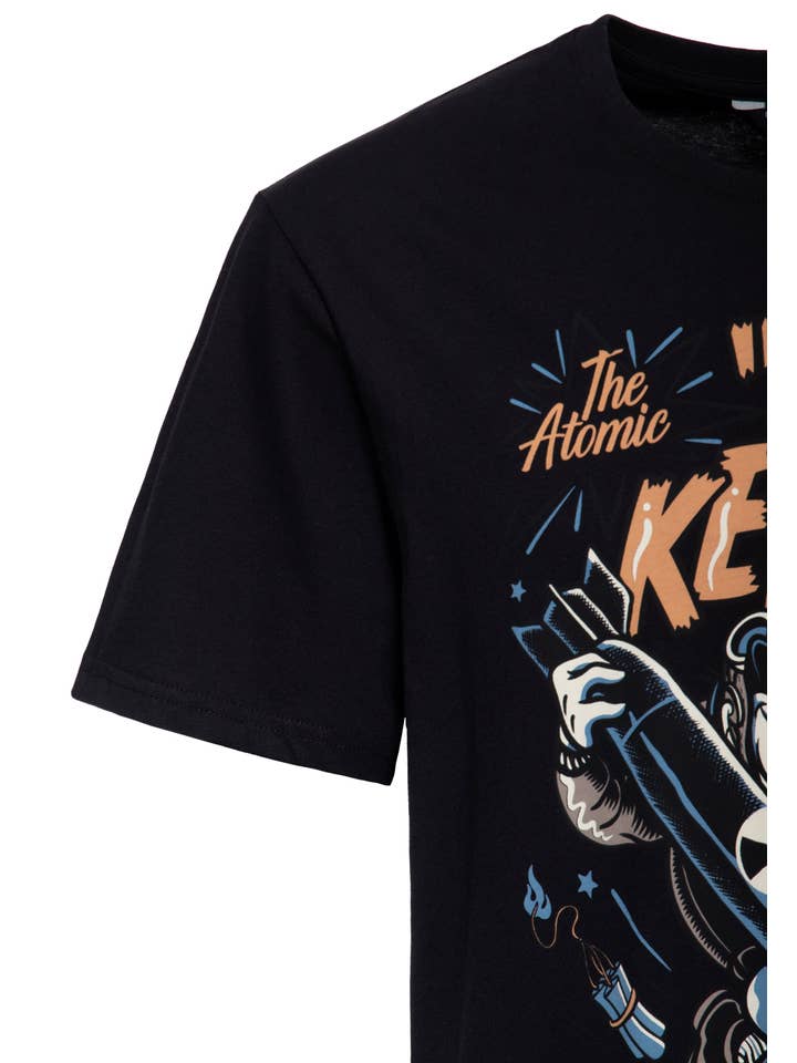 KING KEROSIN – wholesale T-shirts med screentryck – Unisex – T-shirt « The Atomic Attack! » från KING KEROSIN2