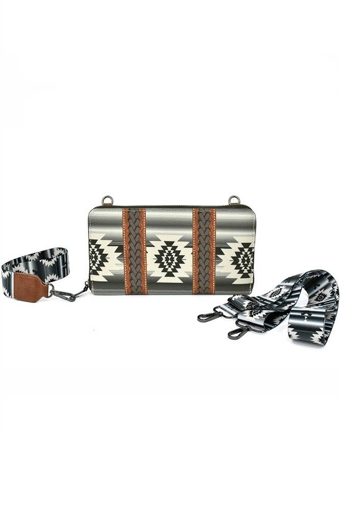 Wholesale Boho Western Print Zipper Crossbody Bag MOQ 3pcs Wholesale Boho Western Print Zipper Crossbody Bag MOQ 3pcs