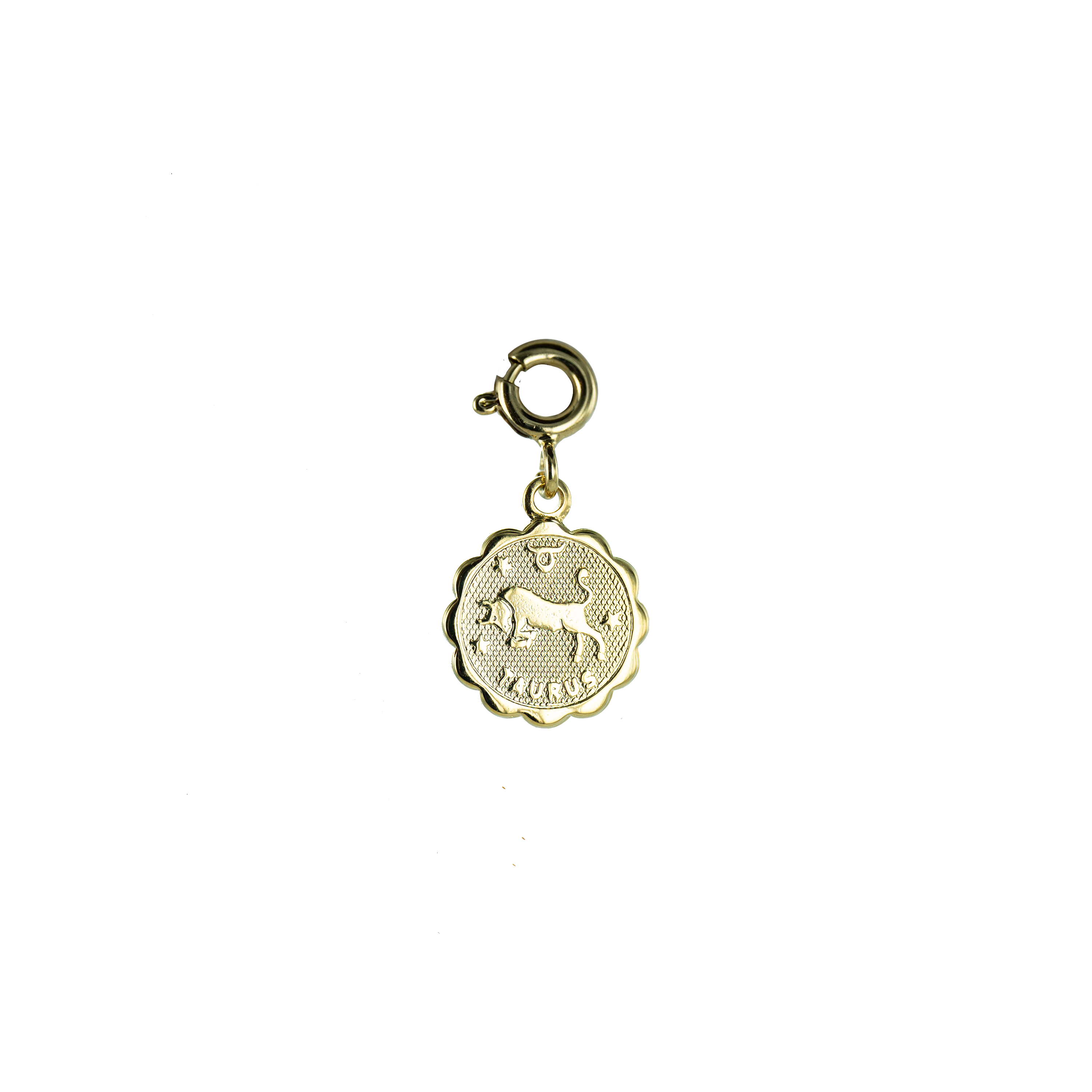 Bijoux Fabrication Française - Wholesale Individual Charm/Pendant - Removable Medal/Charm - 18K Gold - Astrological Sign6