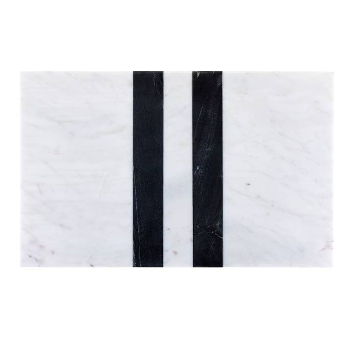 Stripe Marble Platter for wholesale by Santa Barbara Design Studio by Creative Brands