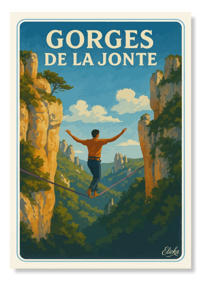 Muestra "Slackline en las Gargantas del Jonte" para venta al por mayor de ELIOKA