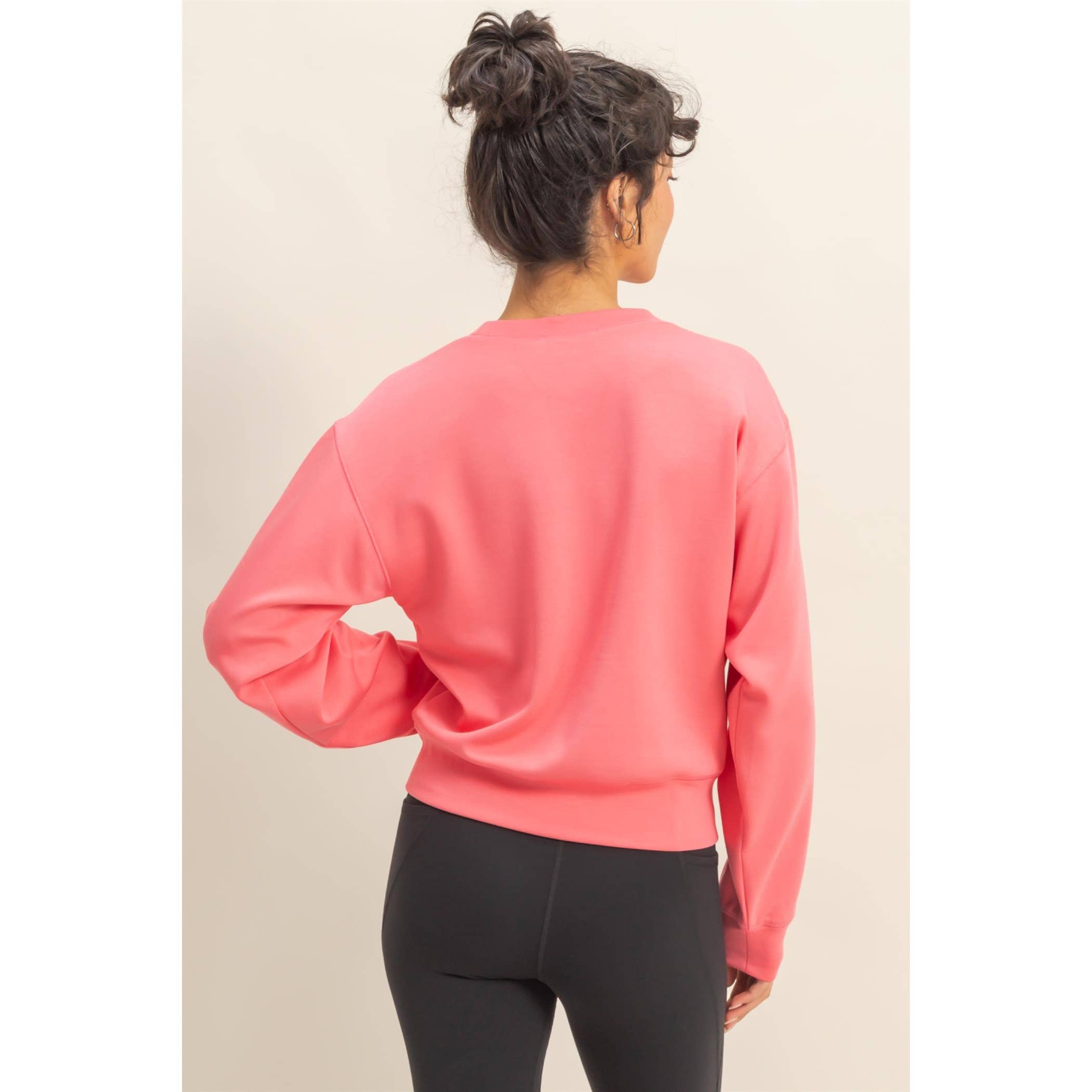 Double Zero – wholesale Sweatshirt - Dam – Dubbelstickad sweatshirt med rund hals36