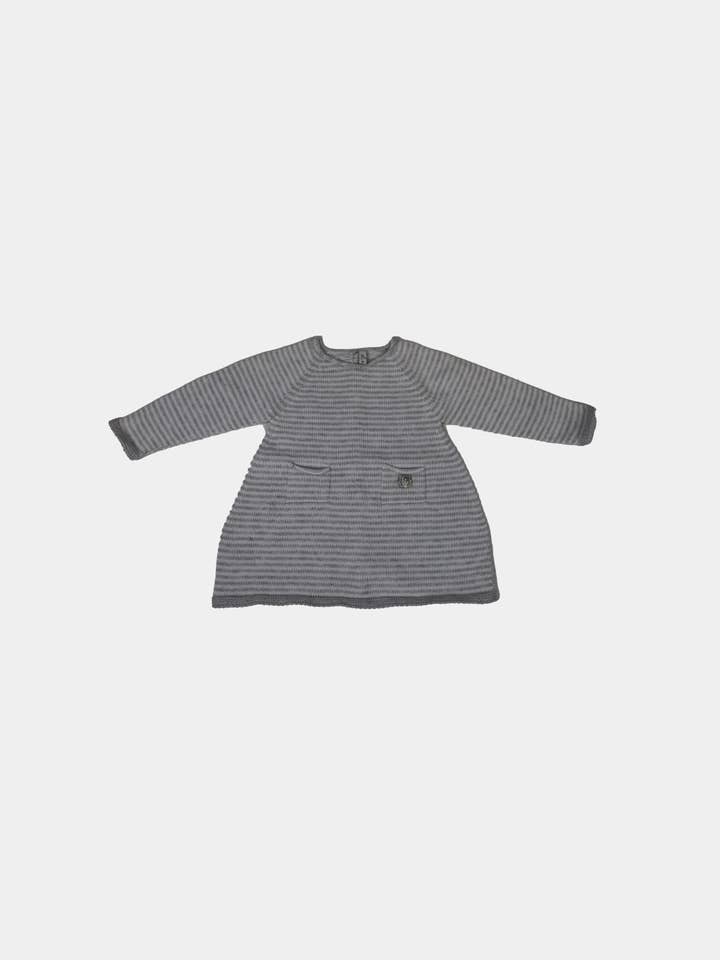 ROBE RAYÉE BLANC NACRÉ pour la vente par Al Agua Patos