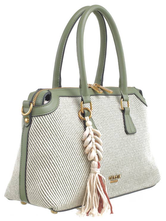 HOLIDAY TOTE WITH TASSEL CHARM for wholesale by Bessie London