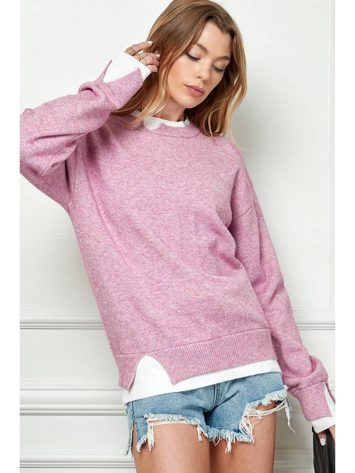 Cezele - Vendita all'ingrosso Maglione tricot - Donna - Maglione in maglia a maniche lunghe - 100% acrilico3