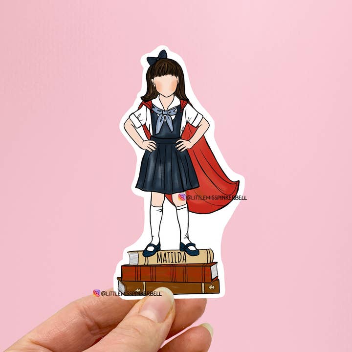 Little Miss PinkerBell - Wholesale Sticker - Musical Theatre Inspired Matilda Vinyl Sticker