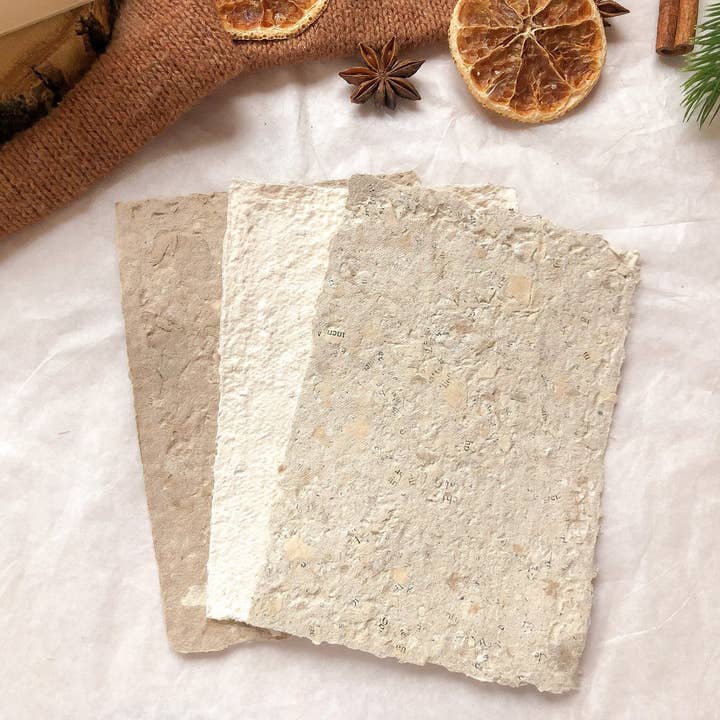 samesjournal - Wholesale - Shades of brown, handmade paper, handmade paper, colorful1