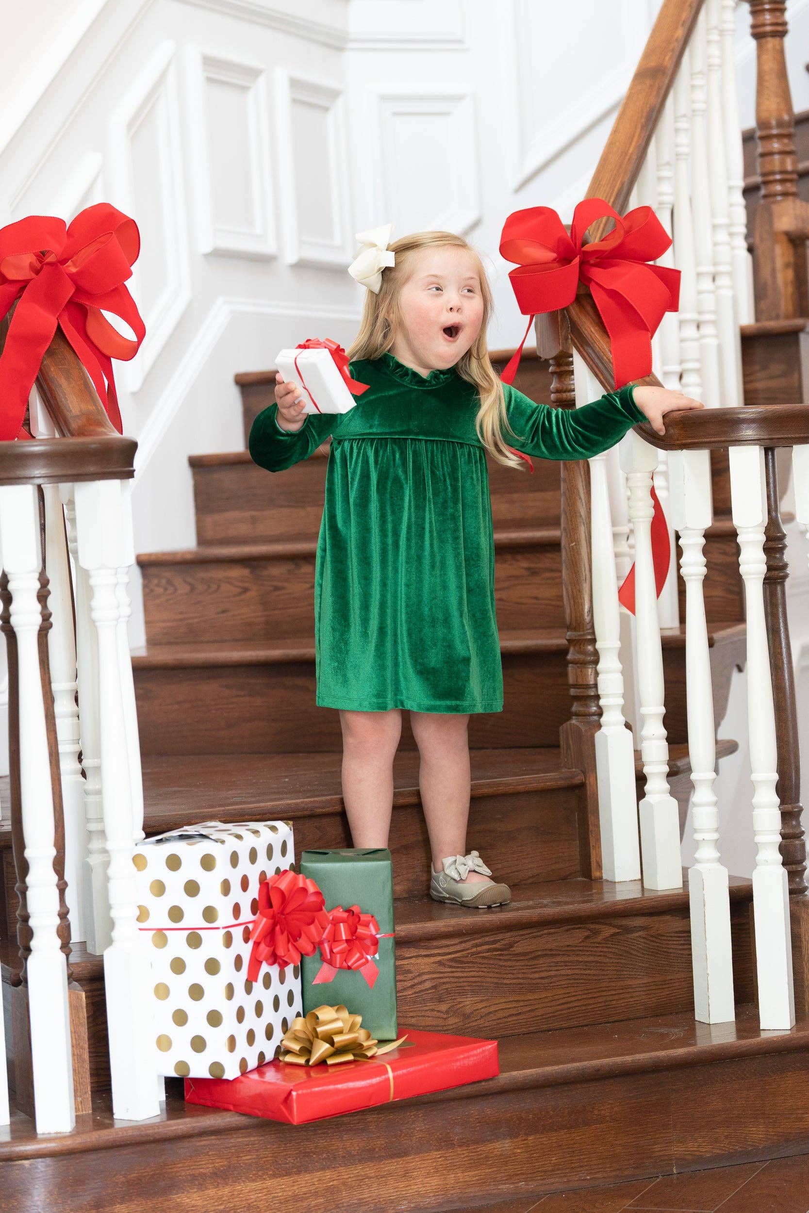 The Oaks Apparel Company - Wholesale Dress - Women's - Kaitlin Green Velvet Dress3