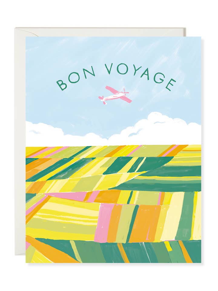 Bon Voyage Fields - Carte de Félicitations Intemporelle pour la vente par Karen Schipper
