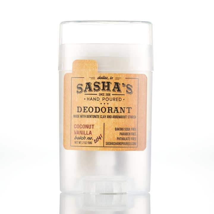 Baking Soda Free Deodorant for wholesale by Sasha's Hand Poured Bath and Body