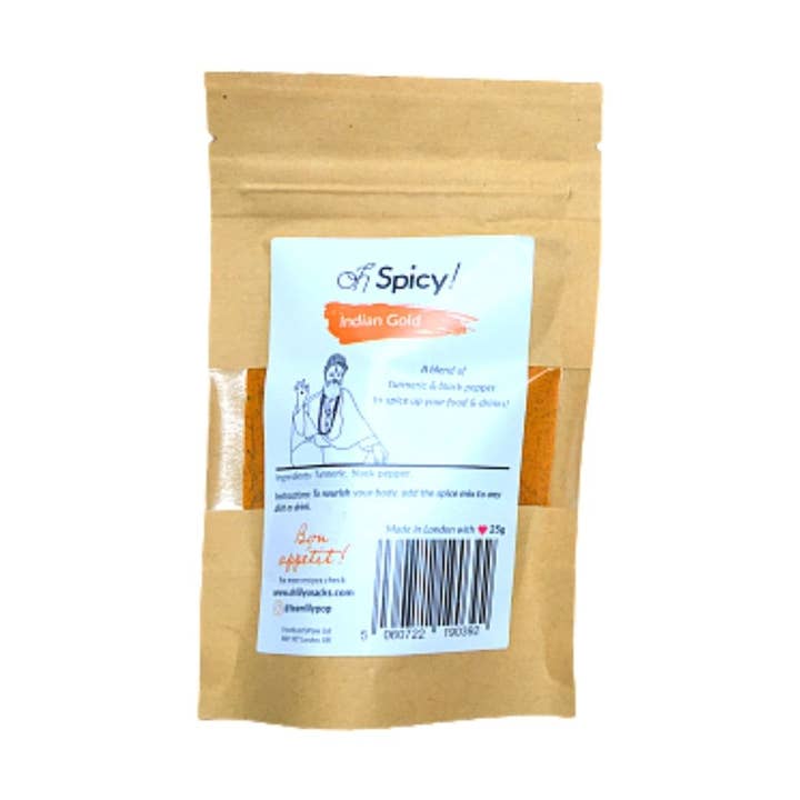 Oh Spicy! spice mix Turmeric & black pepper for wholesale by Oh Lily! snacks