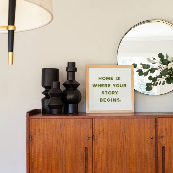 The Type Set Co. – Engroshandel Magnet – 1" 200stk Olivengrønne magnetiske bogstaver3