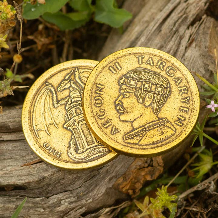 Aegon II Targaryen Golden Dragon Coin for wholesale by Shire Post Mint