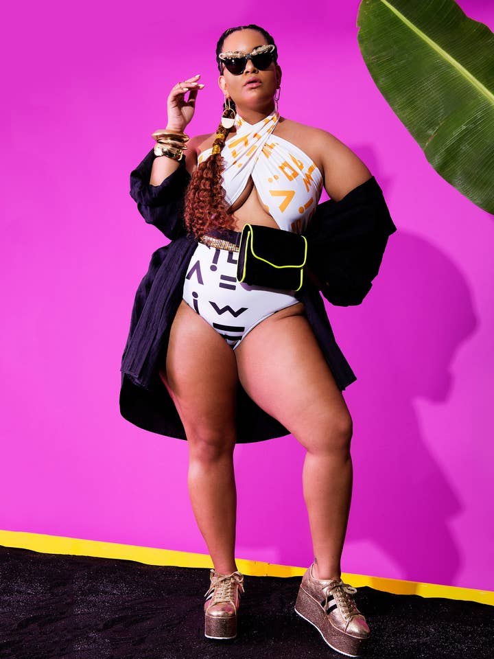 Point Guard Halter Swimsuit for wholesale by Nakimuli