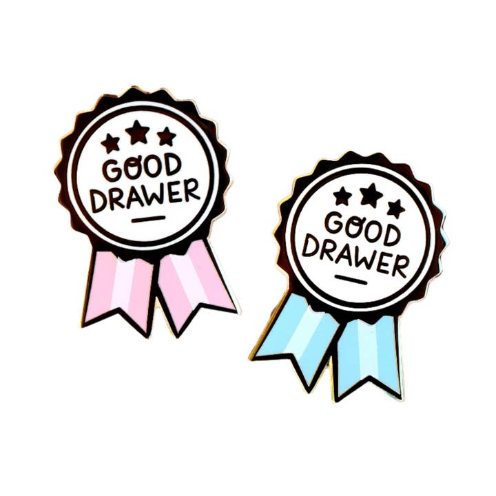 Sugarnova - Wholesale Lapel Pin/Button - Good Drawer Award Artist Enamel Pin2