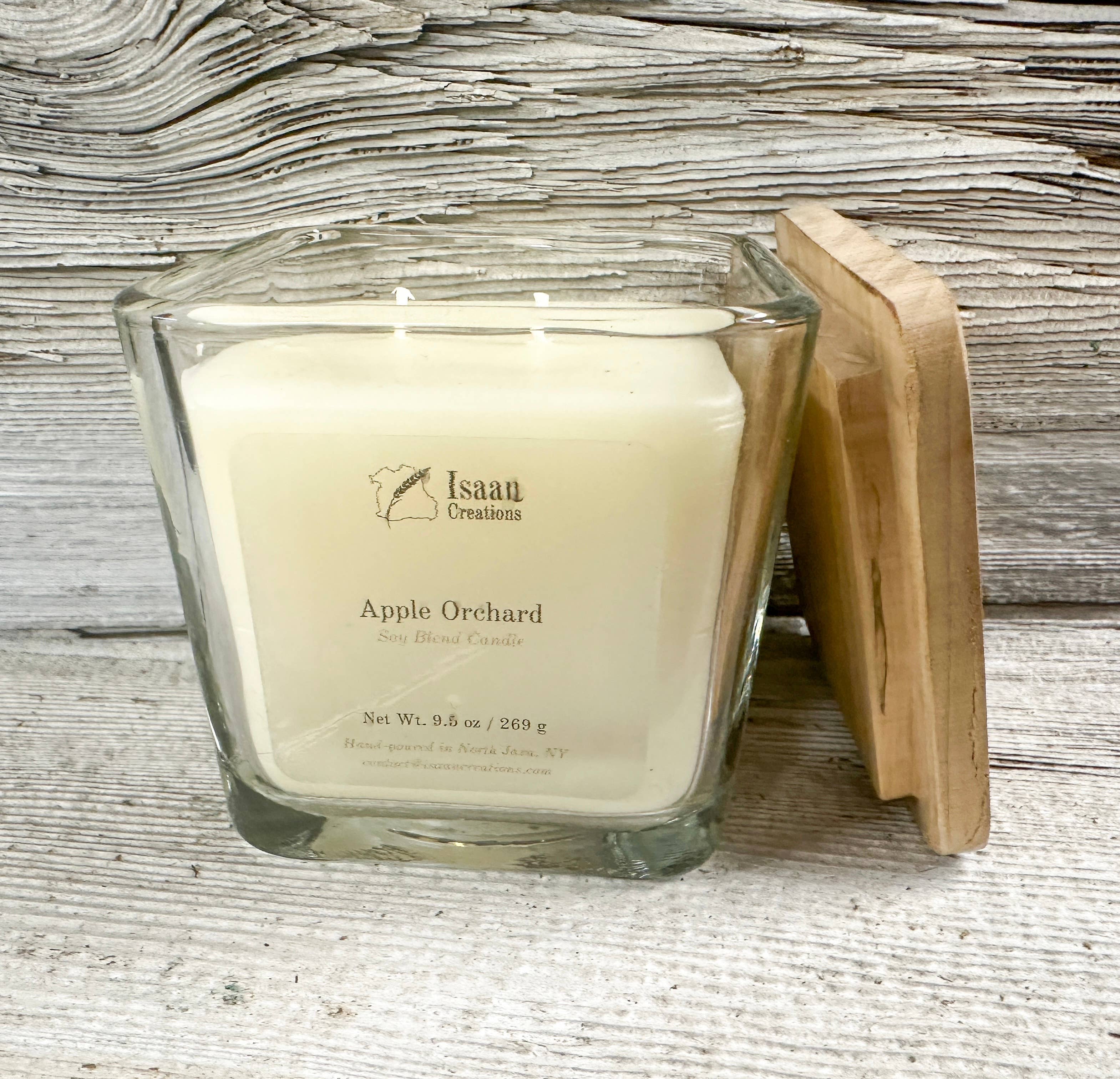 Isaan Creations - Wholesale Jar/Filled Candle - Apple Orchard Candle (9.5 oz)
