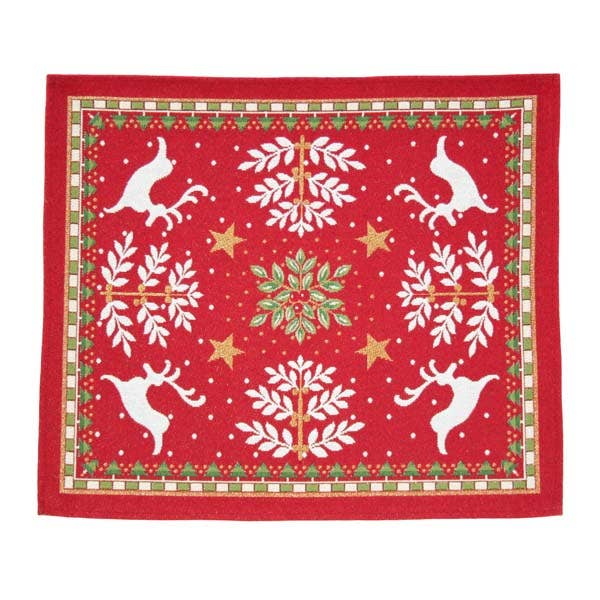 Holiday Cheer Christmas Placemat for wholesale by Rennie & Rose