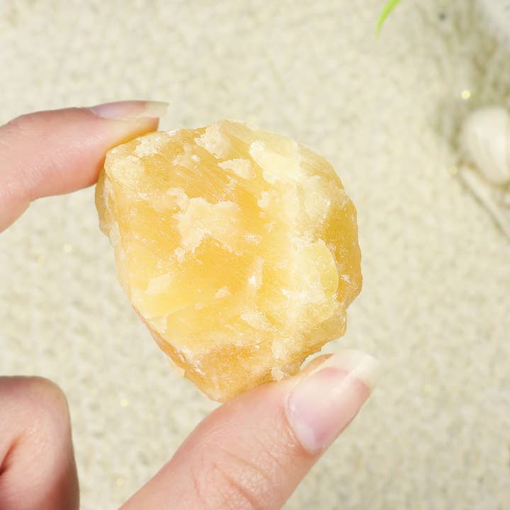 Natures Artifacts Inc – Engroshandel Spirituelle sten og krystaller – Orange Calcite (pakke med 10) | Rå orange calcit krystal