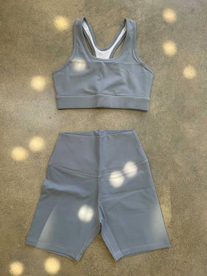 Classic Bike Shorts Grey for wholesale by Glimpse the Label