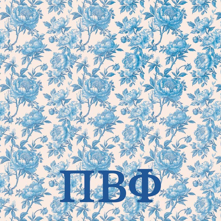 Over The Moon Greek - Wholesale Throw Blanket - Sorority Floral Minky Blanket13