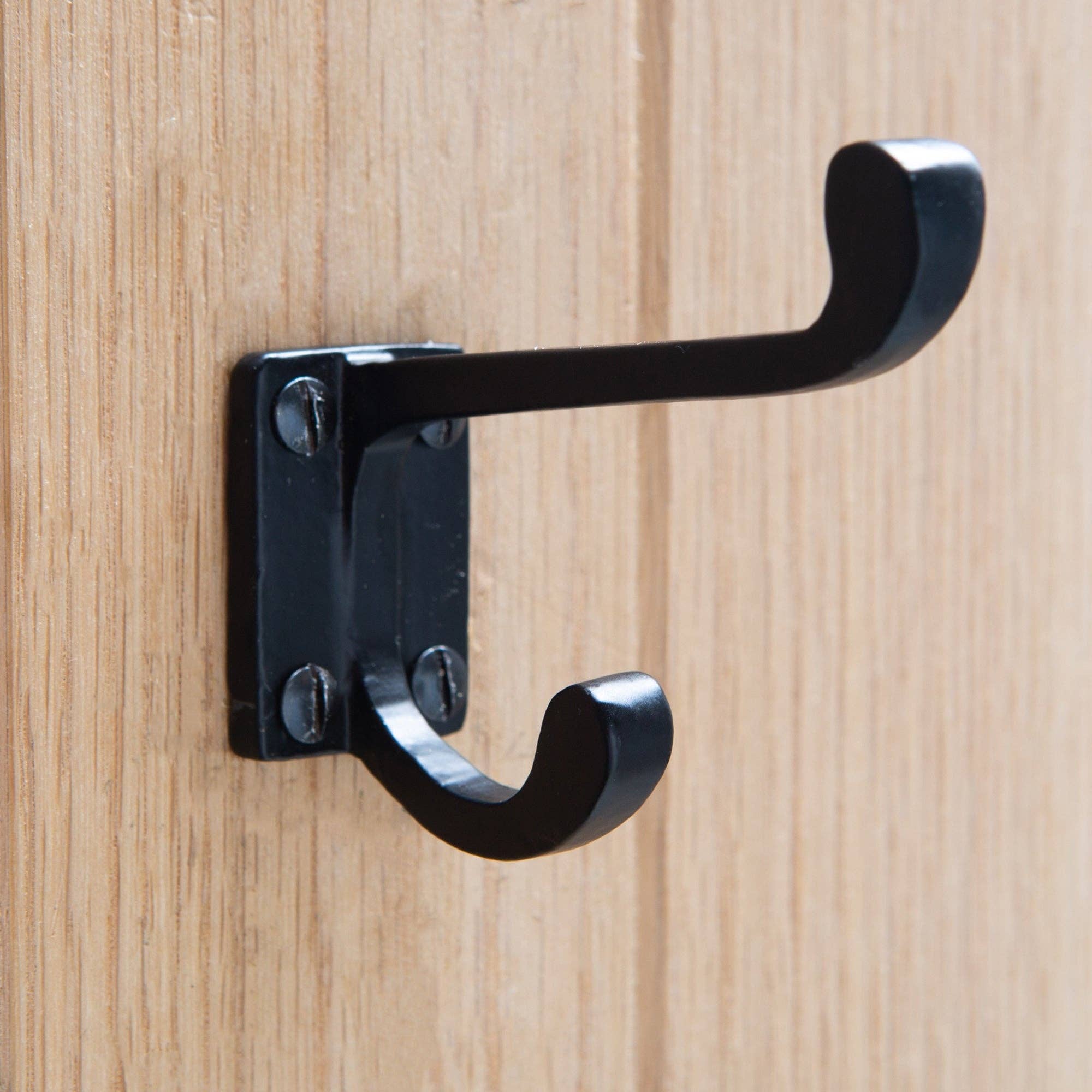 Rinkit Ltd - Wholesale Wall Hook - Rectangular Plate Rounded Hat & Coat Hook - W30mm x H85mm2