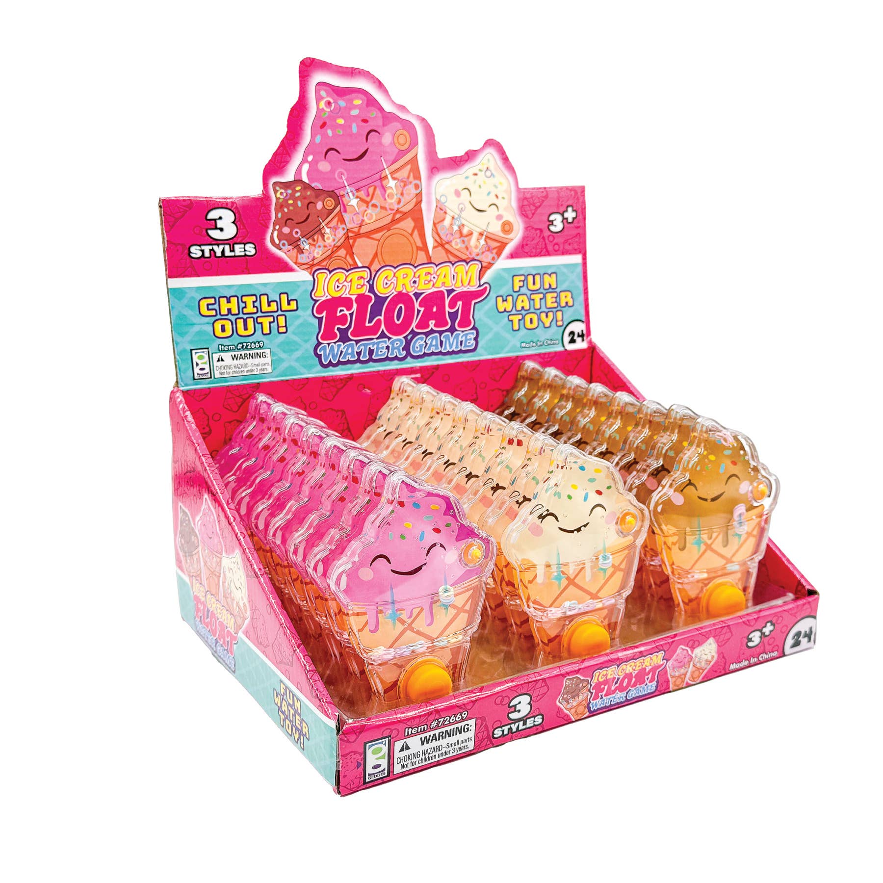 Geddes - Vente Jouet classique – enfant - JEU D'EAU AVEC GLACE FLOTTANTE 24/DSP2