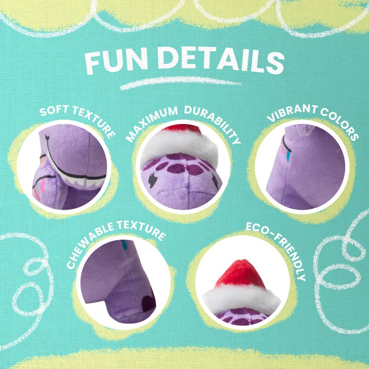 SnugArooz - Wholesale Pet plush toy – Dog - Merry T-Rex4