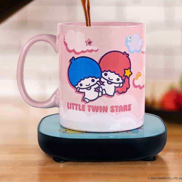 Uncanny Brands Hello Kitty and Friends Little Twin Stars Mug Warmer with Mug for wholesale by Uncanny Brands